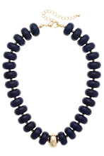 San Sebastian Beaded Resin Necklace: Red
