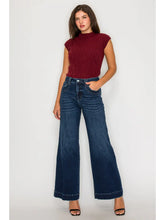 Annie Wide Leg Denim | Dark