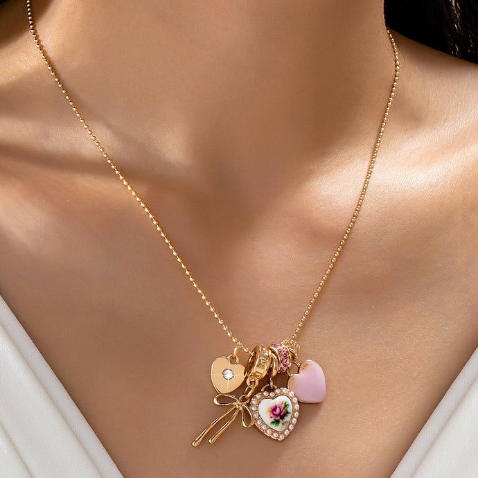 Bow Ball Chain Necklace