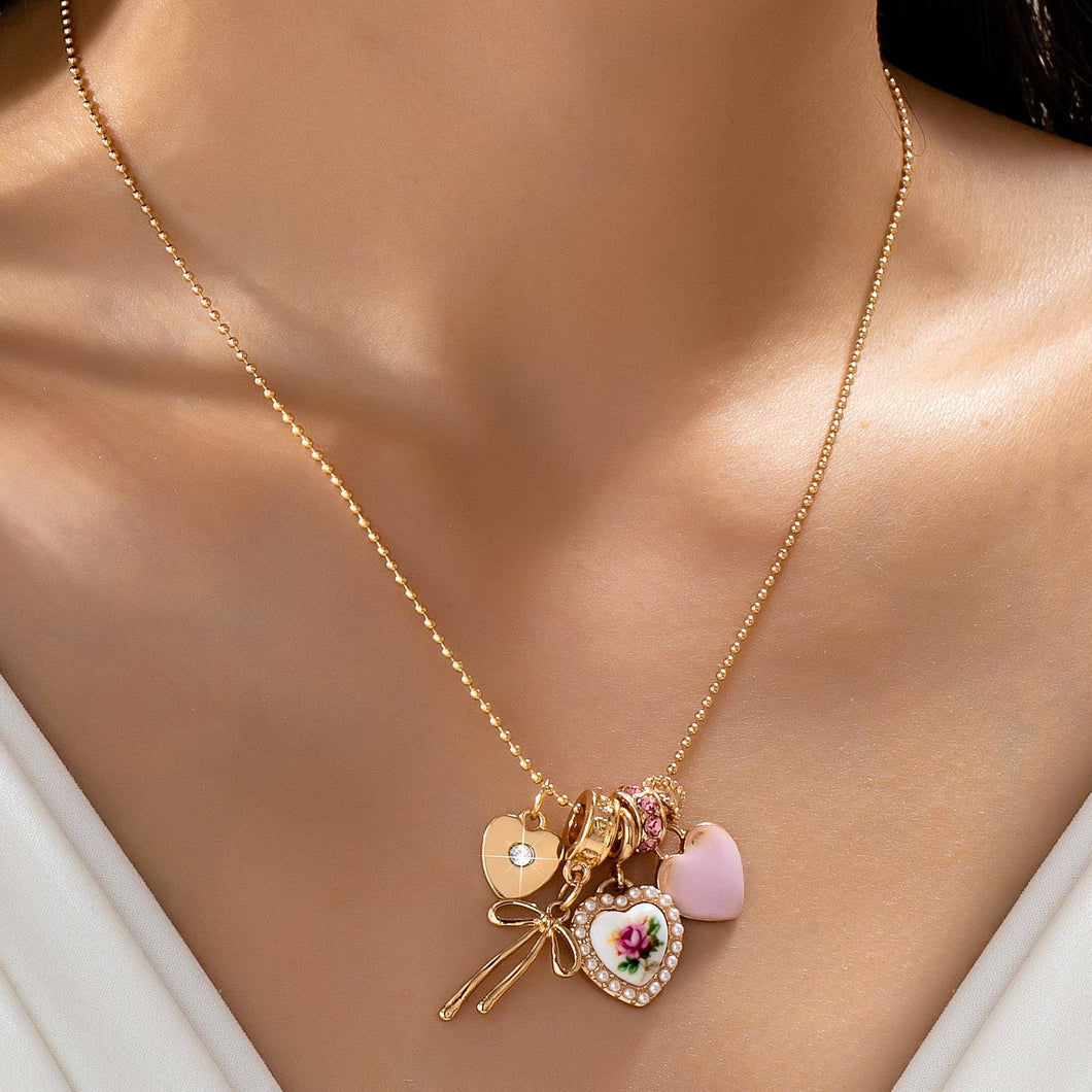 Bow Ball Chain Necklace