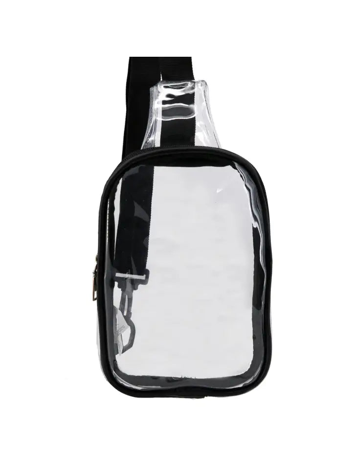 picture 1 Clear Sling Bag | Black