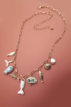 Ocean Porcelain Fish Necklace