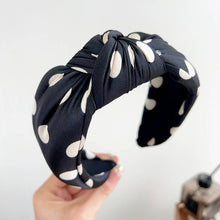 Polka Dot Head Band | Black