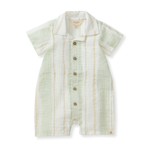 Coastal Striped Boy Romper