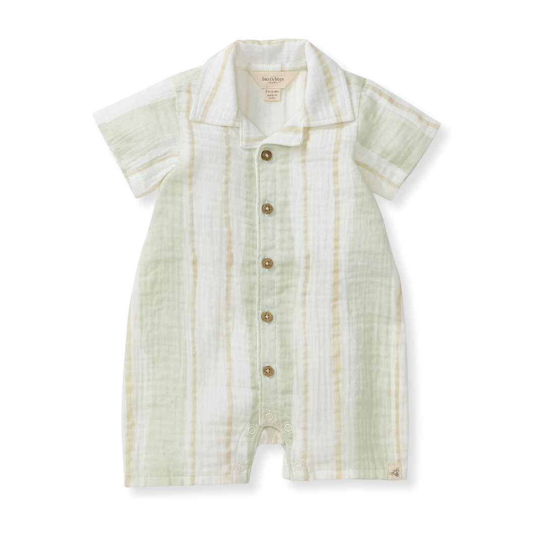 Coastal Striped Boy Romper