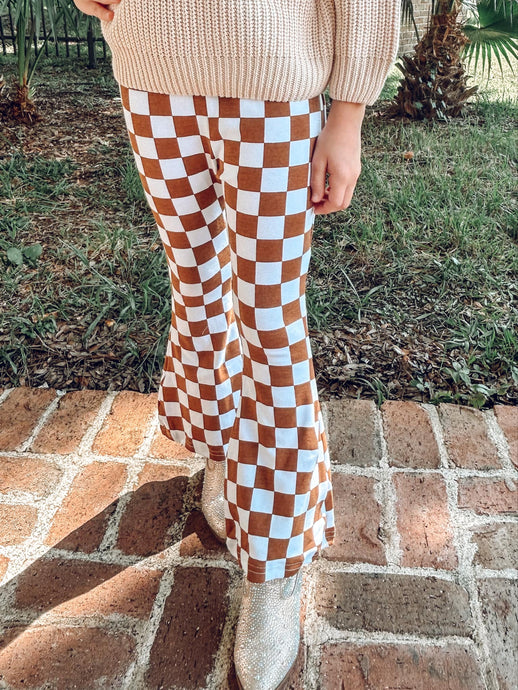 Checkered Flare Pants | Cooper