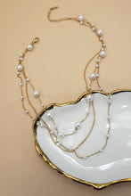 Layered Pearl Necklace | Gold