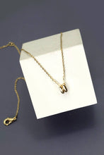 3D Bubble Initial Necklace | Several Letters