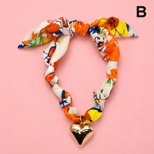 Printed Scarf Necklace