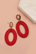Geo Shape Drop Earring | Rust