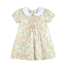 Floral Smocked Collared Dress | Mint