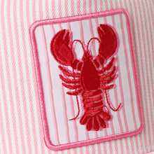 Lobster Embroidered Seersucker Hat | Blu