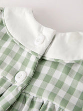 Plaid Pumpkin Girl Set | Sage