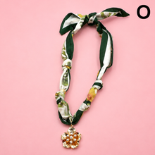 Printed Scarf Necklace
