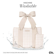 Case-Mate Bow Jelly Tote | Latte Gingham