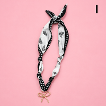 Printed Scarf Necklace