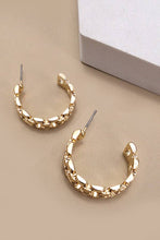 Chain Hoop Earring | Gold