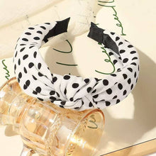 Polka Dot Zebra Knotted Headband