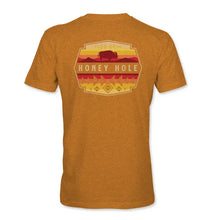 picture 1 back of mens Roam Honey Hole Tee | Rust 