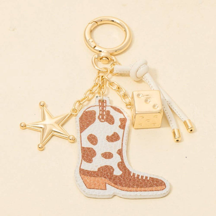 Western Cowboy Boot Dice And Star Bag