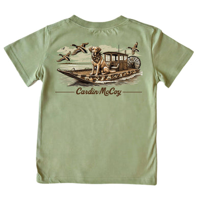 Duck Boat Short-Sleeve Tee | Light Olive