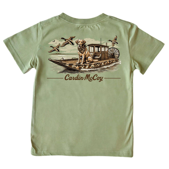 Duck Boat Short-Sleeve Tee | Light Olive