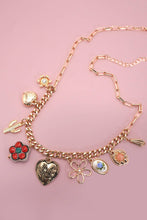 Boho Floral Cactus Necklace | Gold