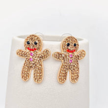 Gingerbread Man Stud Earrings
