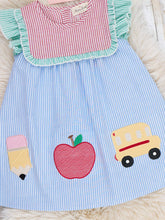 School Days Embroidered Cotton Dress