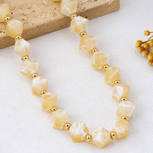 Faceted Resin Briolette Necklaces | Blush