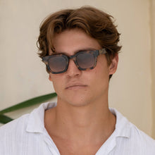Atlas Acetate Mens Rectangular Sunglasses: Tortoise / Brown
