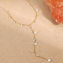 Y Necklace Sparkle | Gold