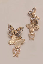 Butterfly Linear Earring | Gold