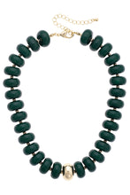 San Sebastian Beaded Resin Necklace: Red