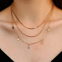 Star Necklace Layered | Gold