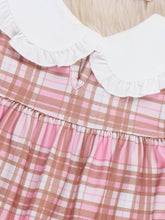 Cowgirl Cutie Boots Embroidered Plaid Dress