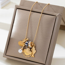Nautical Charm Ball Chain Necklace