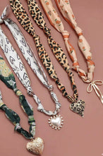 Printed Scarf Necklace