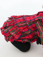 Nicholas Plaid Bubble Romper | Red