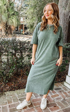 Jay Washed Maxi Dress | Green