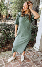 Jay Washed Maxi Dress | Green