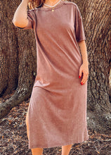 Jay Washed Maxi Dress | Chocolate