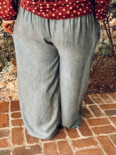 Mineral Washed Wide Pants