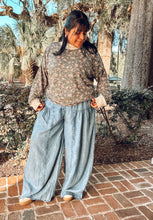 Mineral Washed Wide Pants