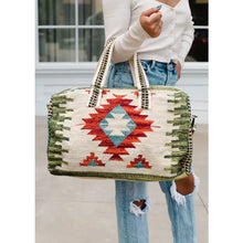 picture 1 green Aztec Weekender Bag