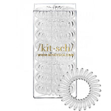 picture 1 package of Hair Coils 8pk Transparent