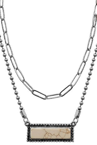 picture 1 Western Layered Necklace | Natural