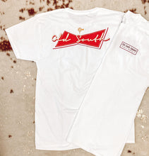 Picture 1 front and back of men's Brewed Tee | White