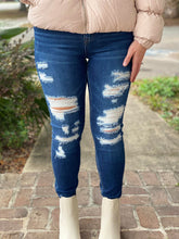 picture 1 front of Kate Distressed Jean | Dark