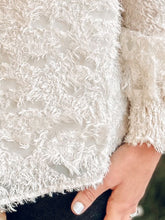 picture 4 close up of Cream Smocking Feather Top